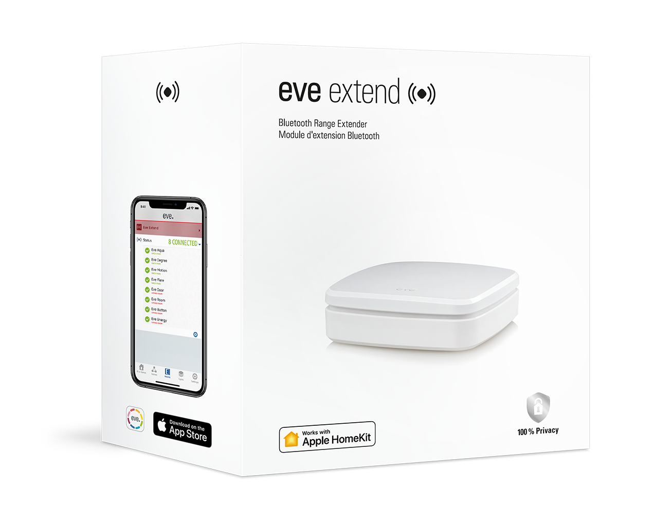 Eve Extend Module dextension Bluetooth pour les accessoires Eve compatibles Apple HomeKit 