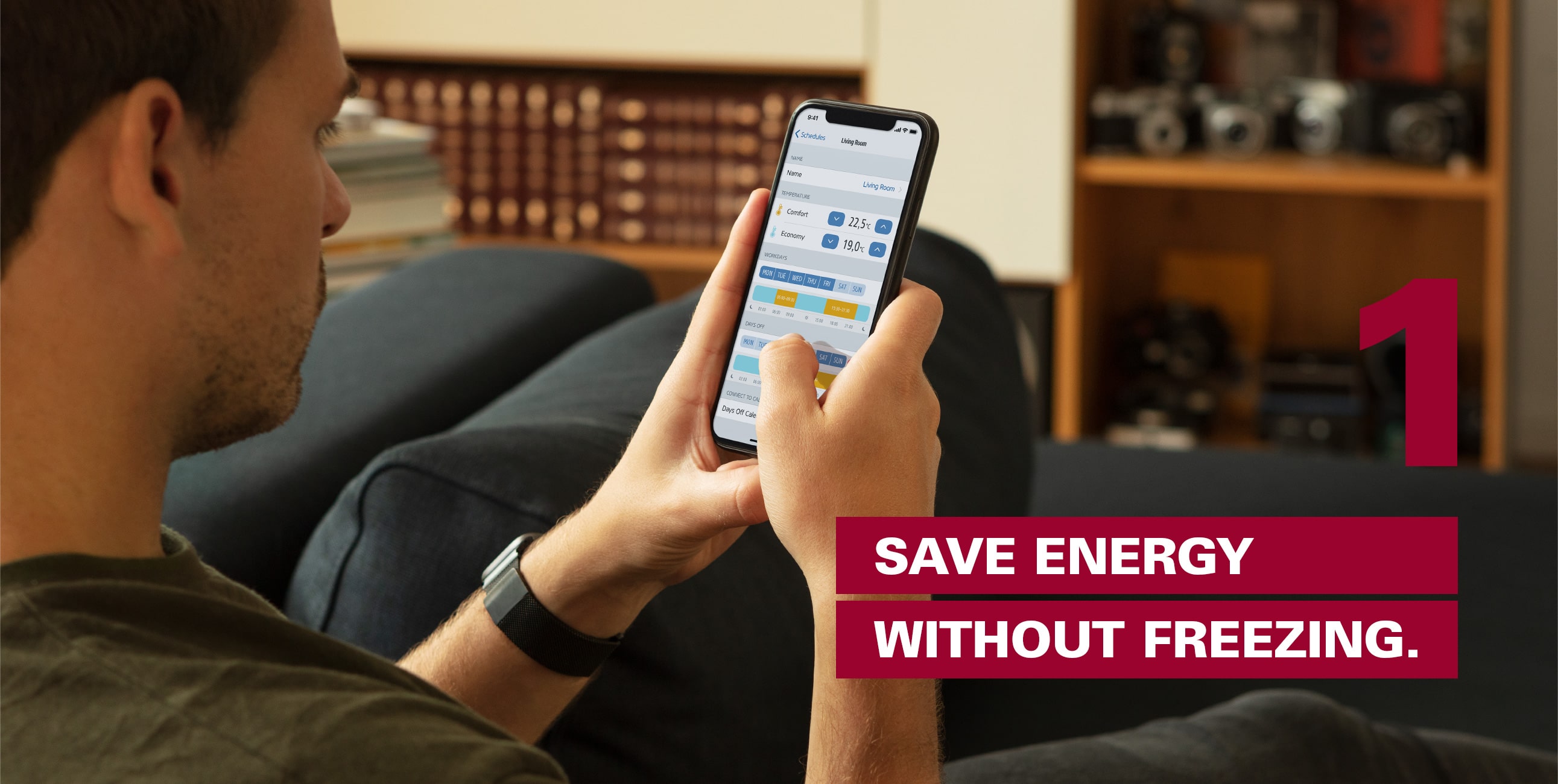 Eve Thermo: Save energy without freezing.