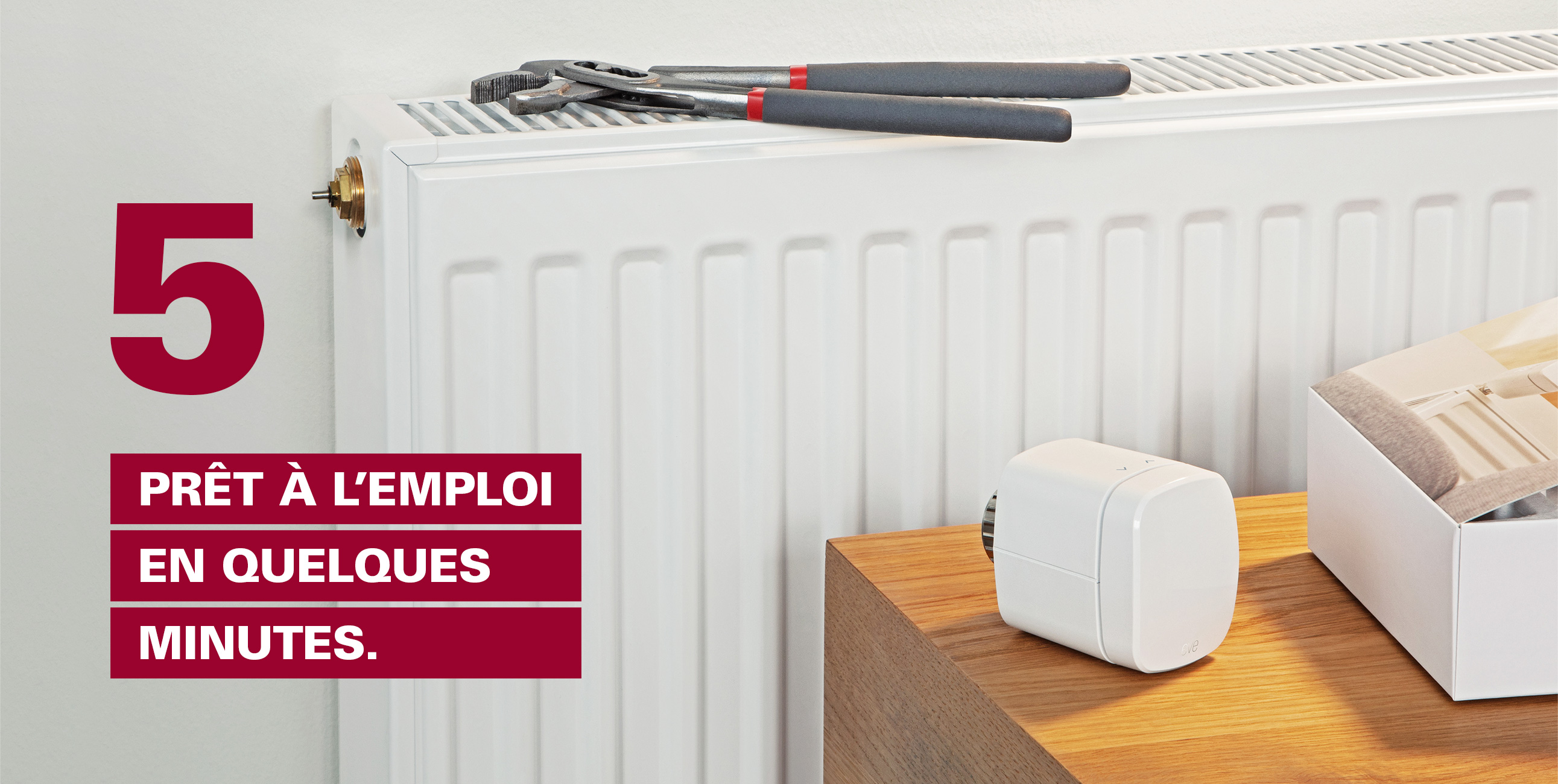 Eve Thermo : Prêt à l’emploi en quelques minutes.