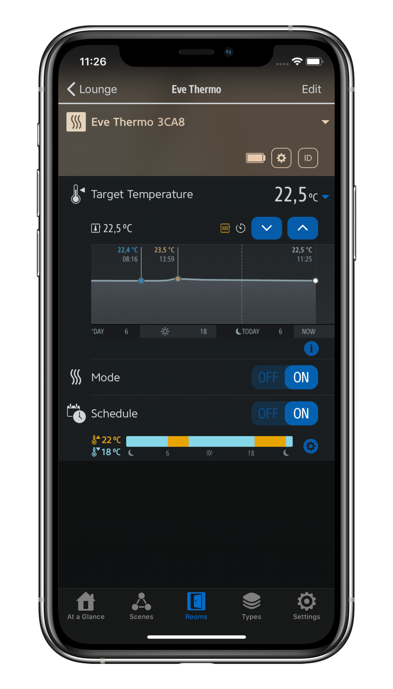 Eve Degree - Station météo intelligente - Fonctionne avec Apple Homekit