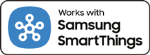 Works with Samsung SmartThings
