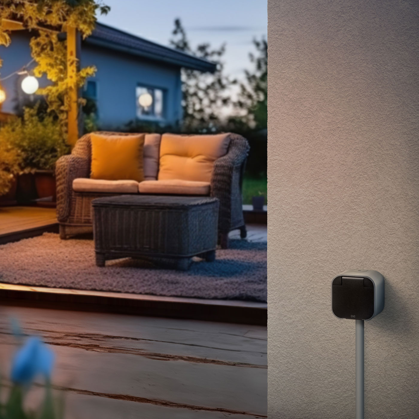Perfect ambience with Eve Energy Outdoor