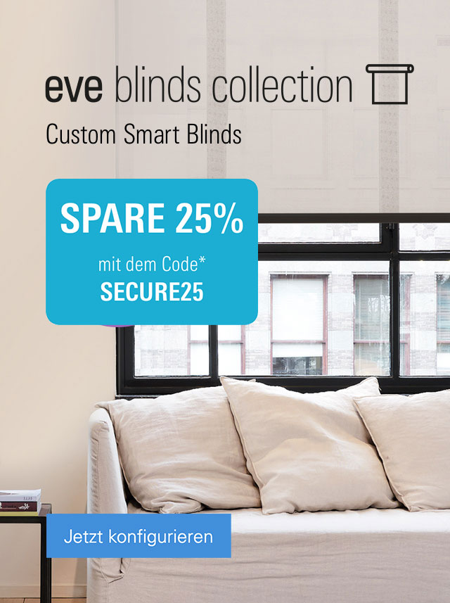 Eve Blinds Collection Promotion Safe 25% witch code SECURE25
