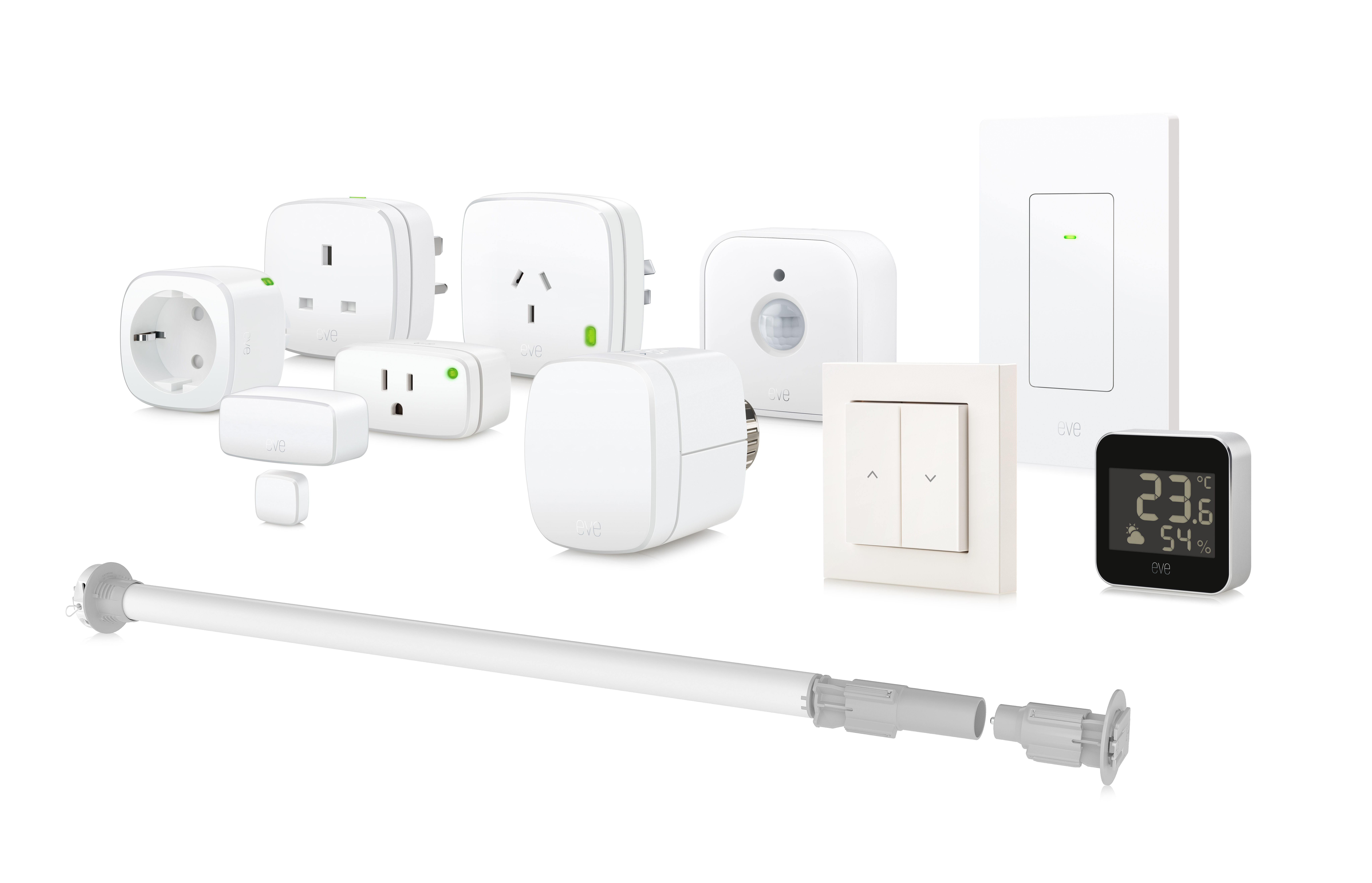 Des mises à niveau sont disponibles pour ces appareils Eve compatibles Thread :