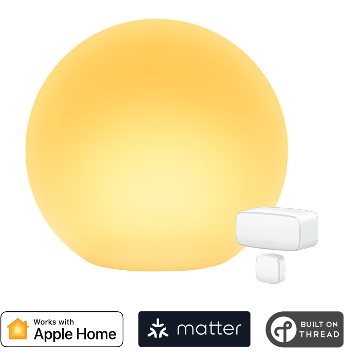 Eve Flare and Eve Door & Window, compatible with Apple Home, supports Matter and Thread