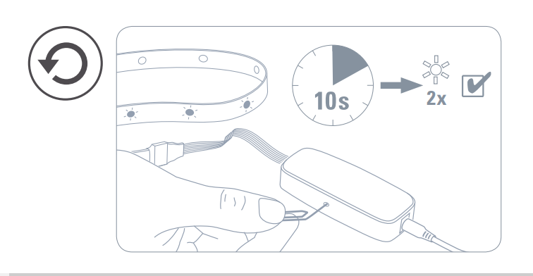 Eve Light Strip Reset